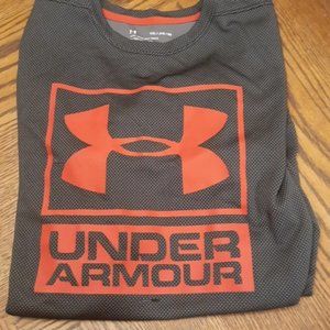 Under Armor long sleeve Grey and Red